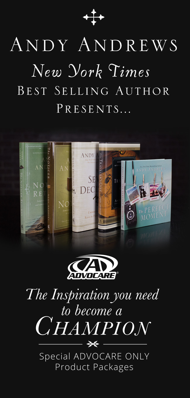 Andy Andrews  Special Advocare Package