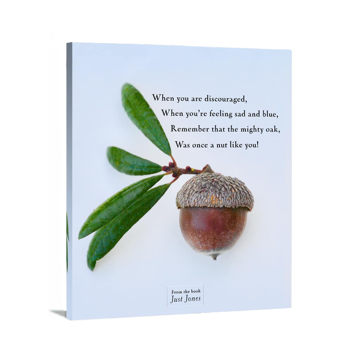Acorn from the Peacemaker Oak (with Quote)