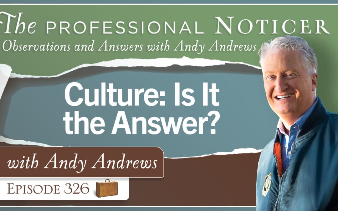 Culture: Is It the Answer?