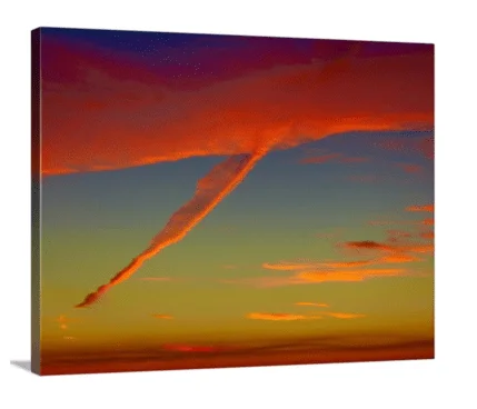 Comet Dawn canvas print, signed by Andy Andrews